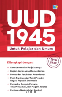 Image of UUD 1945 untuk Pelajaran dan Umum